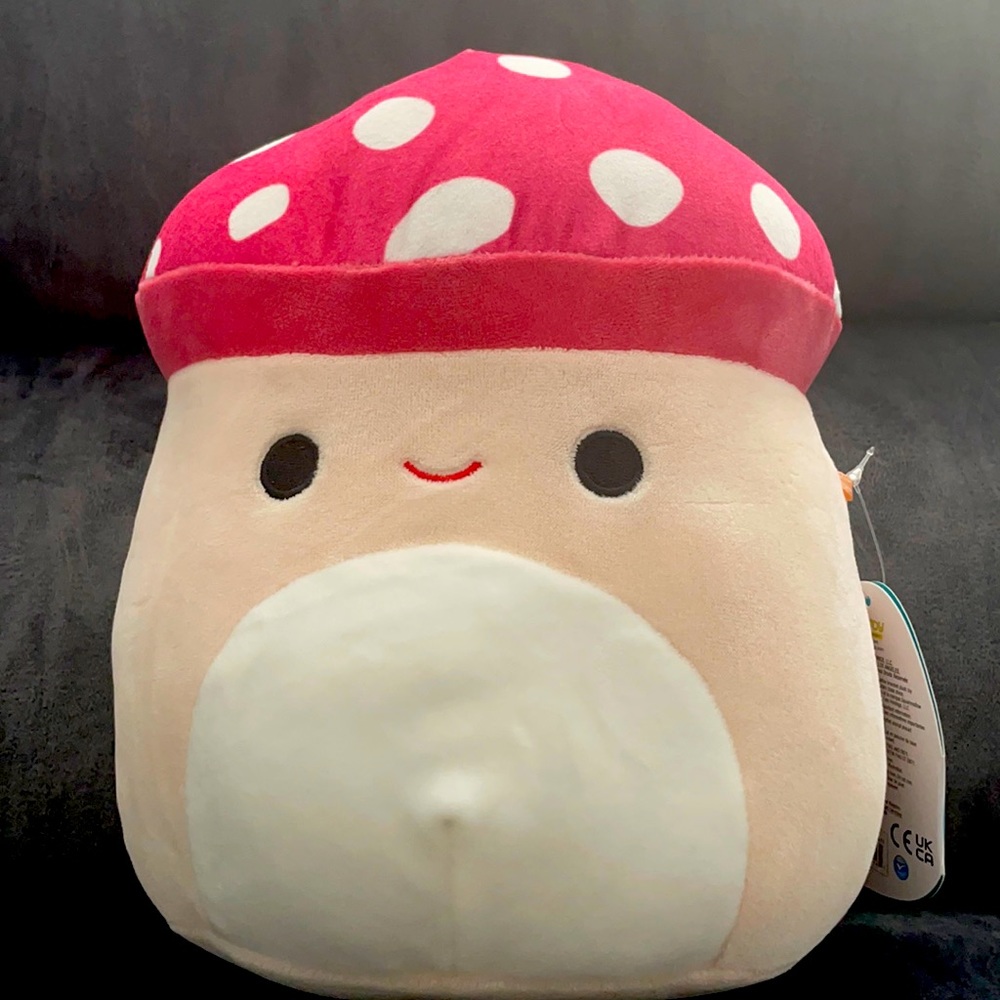 Rare 8” mushroom squishmallow. Brand New
